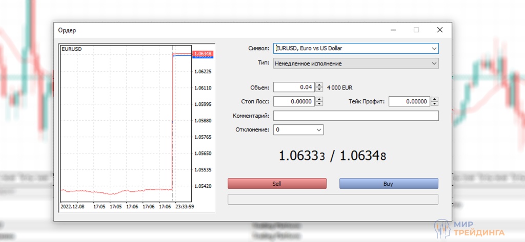 Что такое ордер в трейдинге Ордер Форекс пример