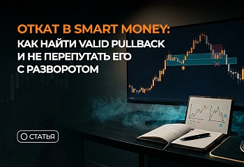 Откат в Smart Money: как найти Valid Pullback и не перепутать его с разворотом